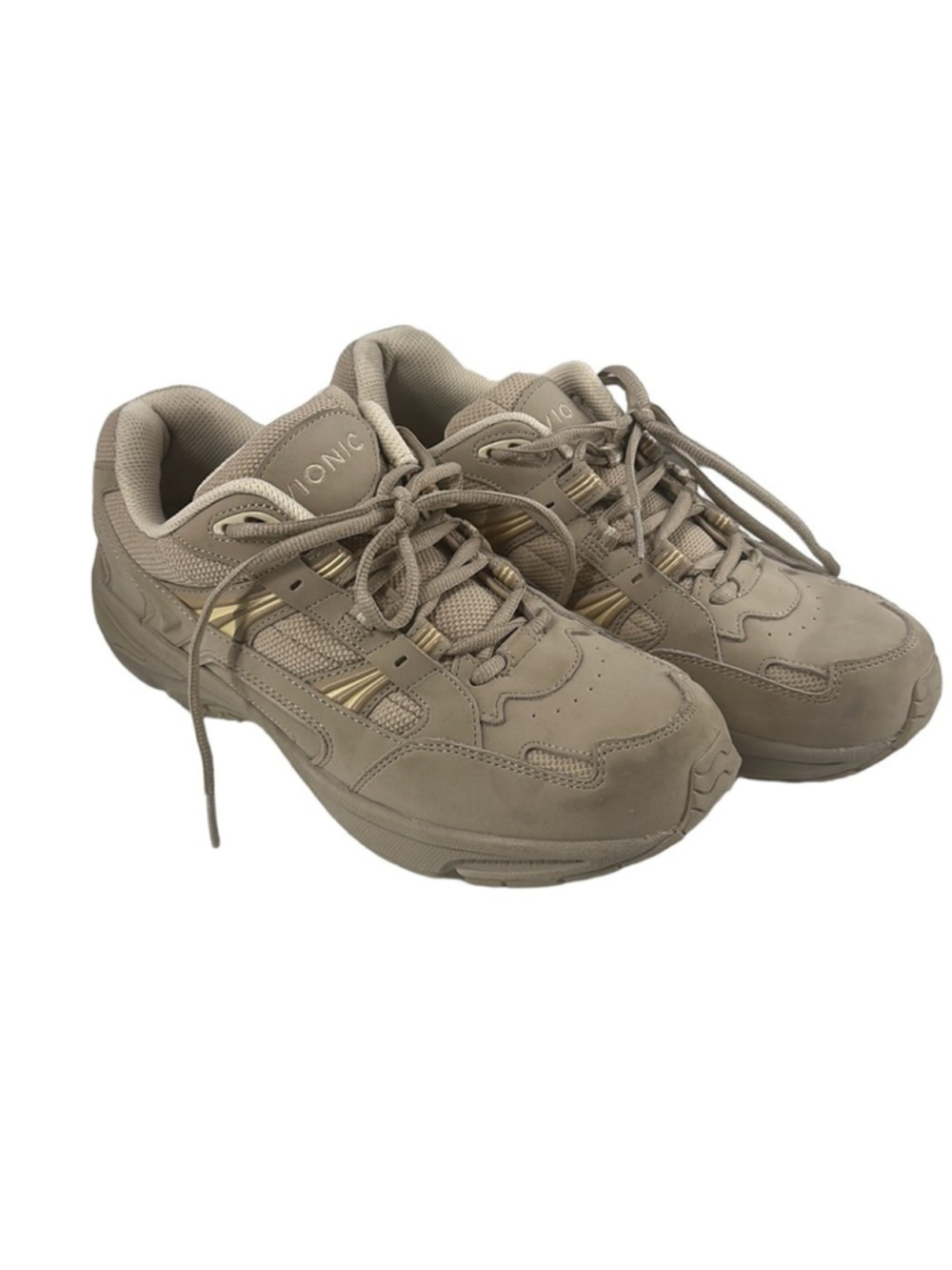 Vionic 23 Walk Women's tan/beige Walking Shoes Size 10 sneakers